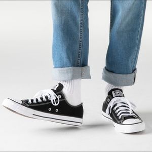 Converse Sneakers Chuck Taylor All Star Low Top Black Canvas Unisex
